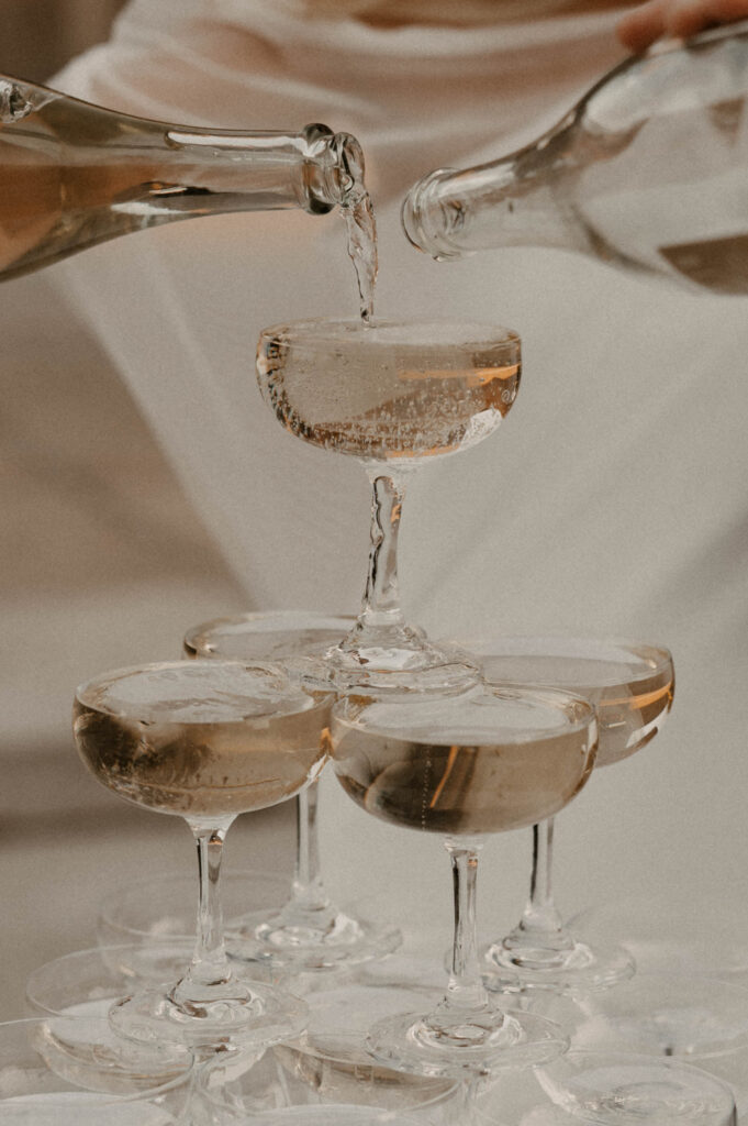 champagne tower
